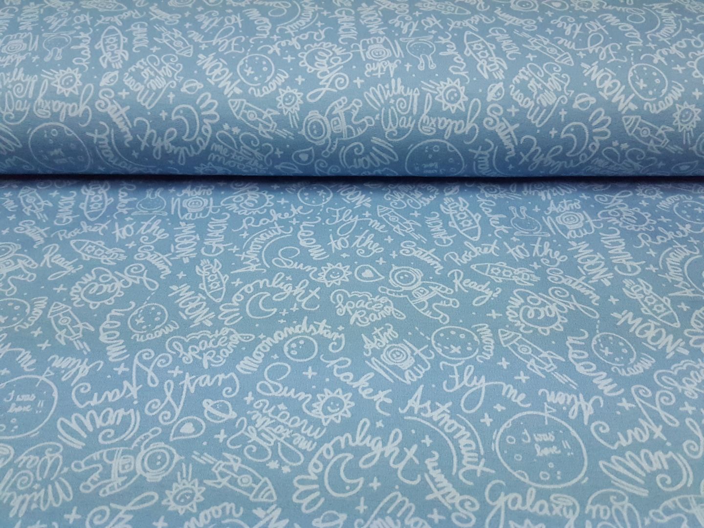 Sommersweat, Mauna Kea stahlblau/hellblau