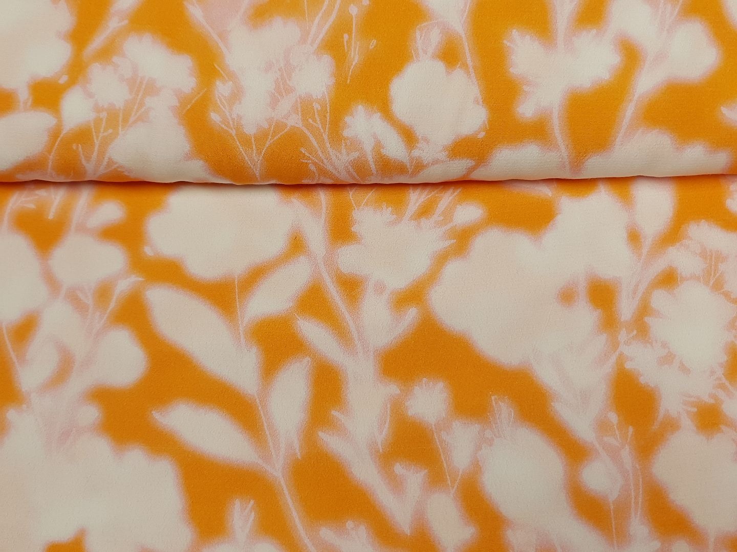 Space Flower orange/offwhite/rosa