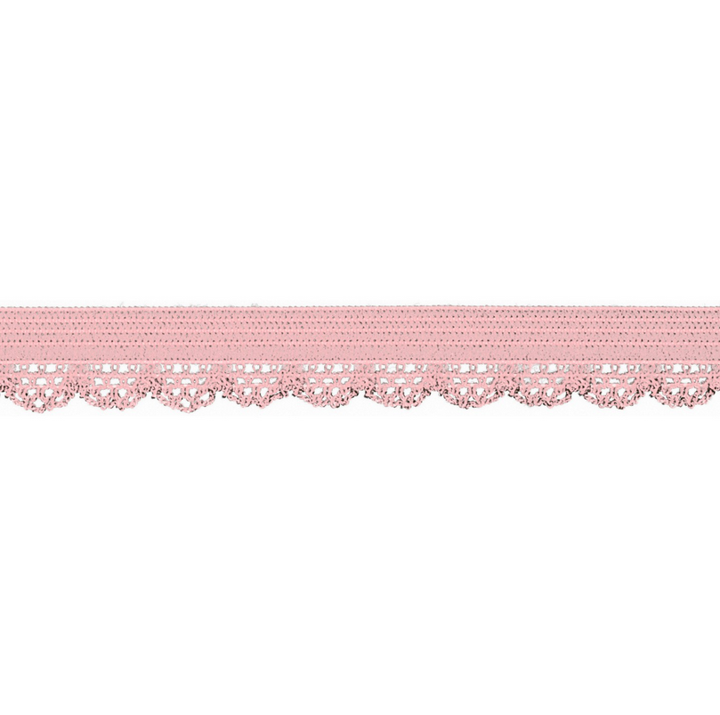 Elastische Spitze rosa