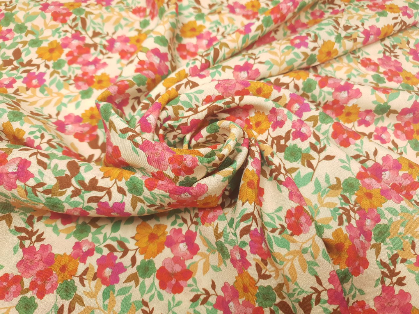 Spring ecru/pink/grün