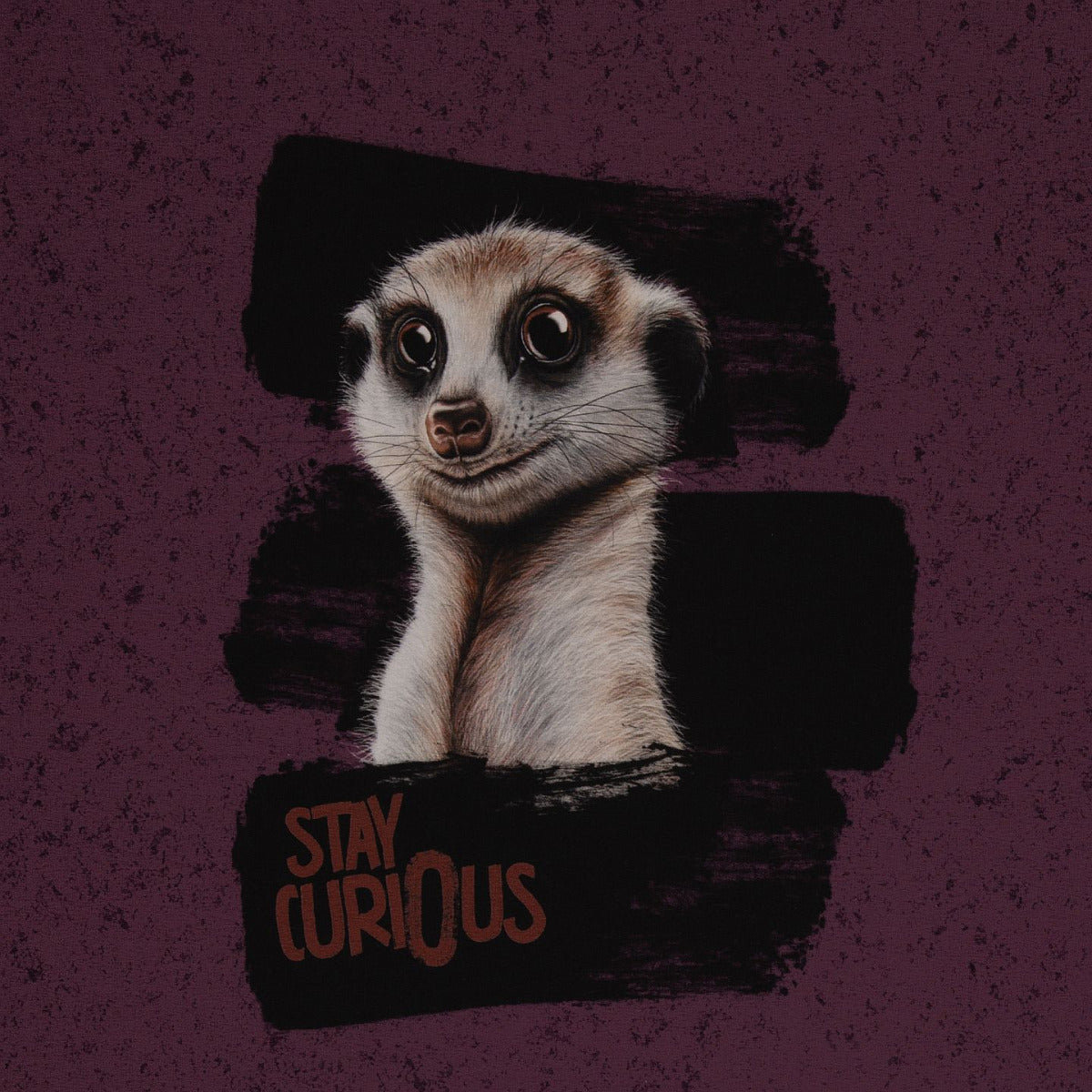 Panel Stay Curious by Thorsten Berger beere/schwarz