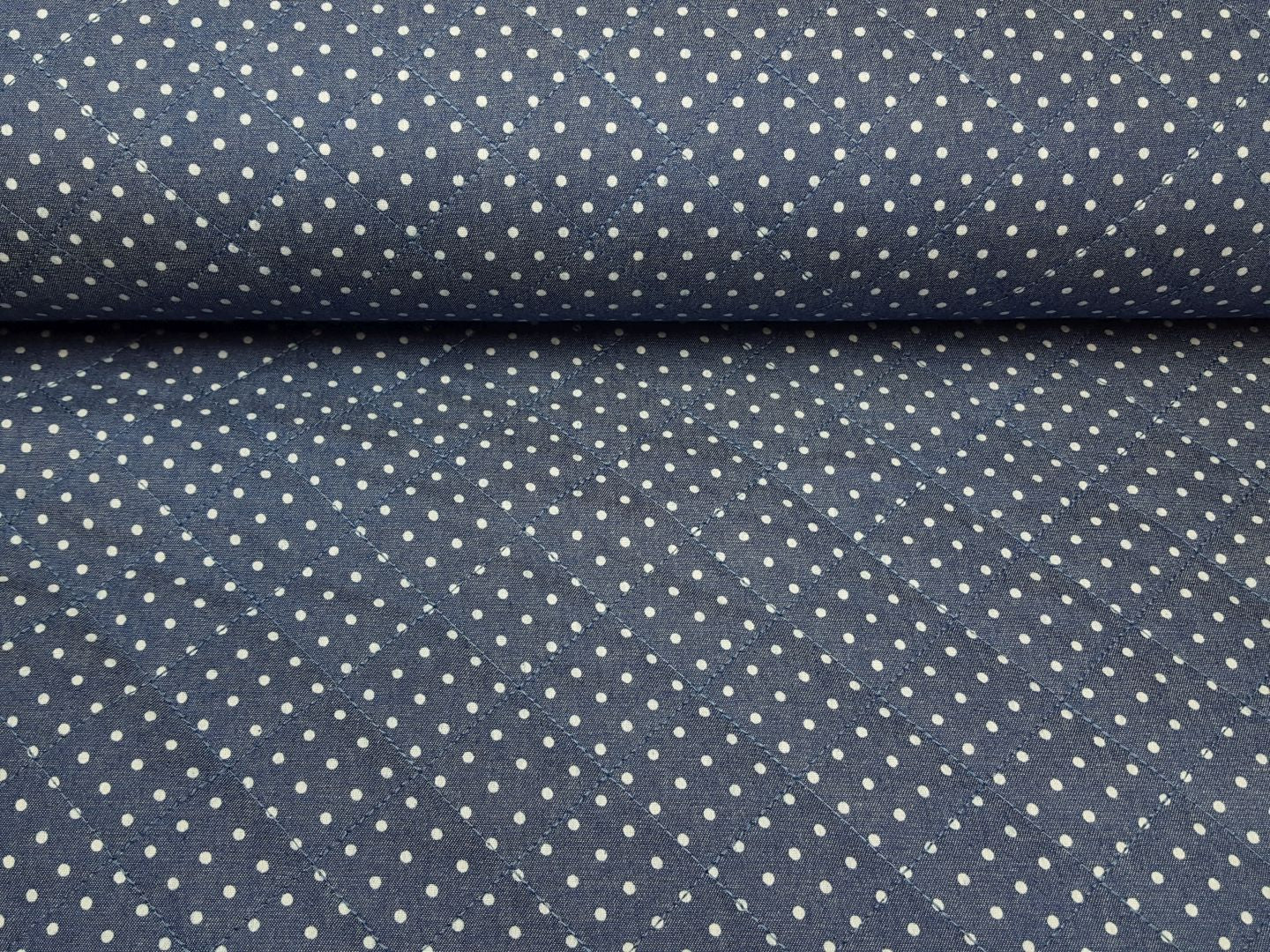 Stepper Dots denim