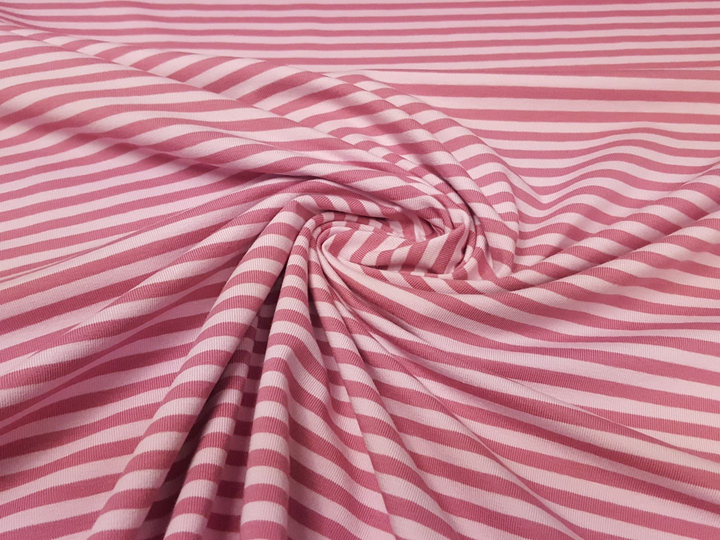 Streifen/Stripe altrosa/hellrosa