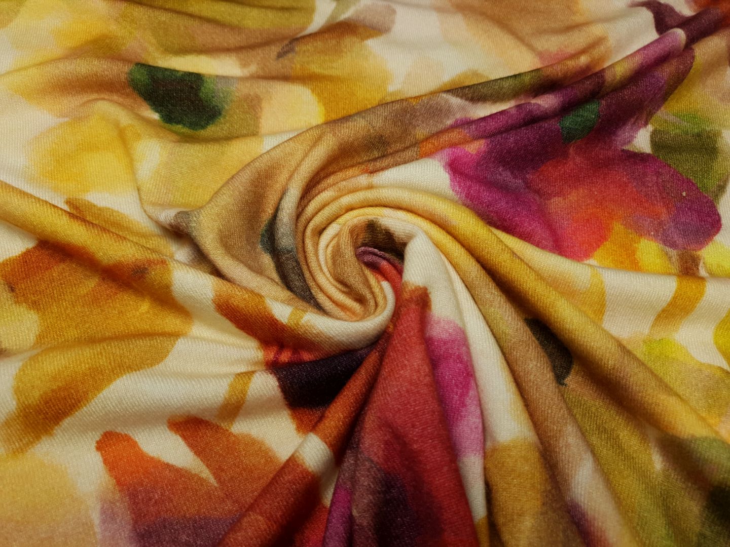 Strick Viola sand/beige/gelb/lila/grün