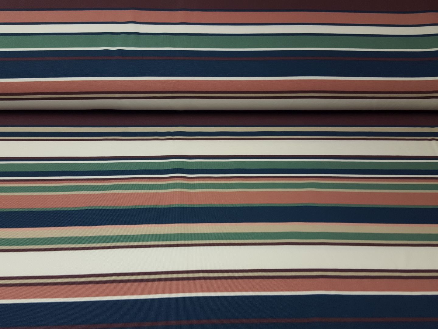 Stripe dustymint/altrosa/offwhite/beige