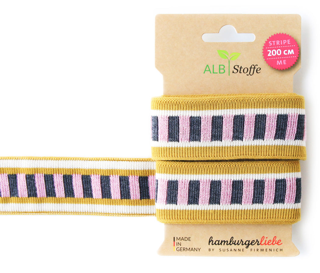 Checkpoint Stripe Me Ripsband gold/rosa/grau