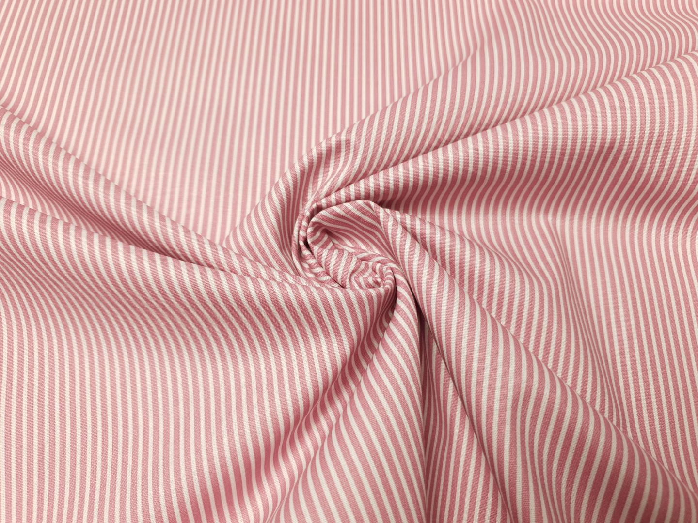 Stripes altrosa/weiss