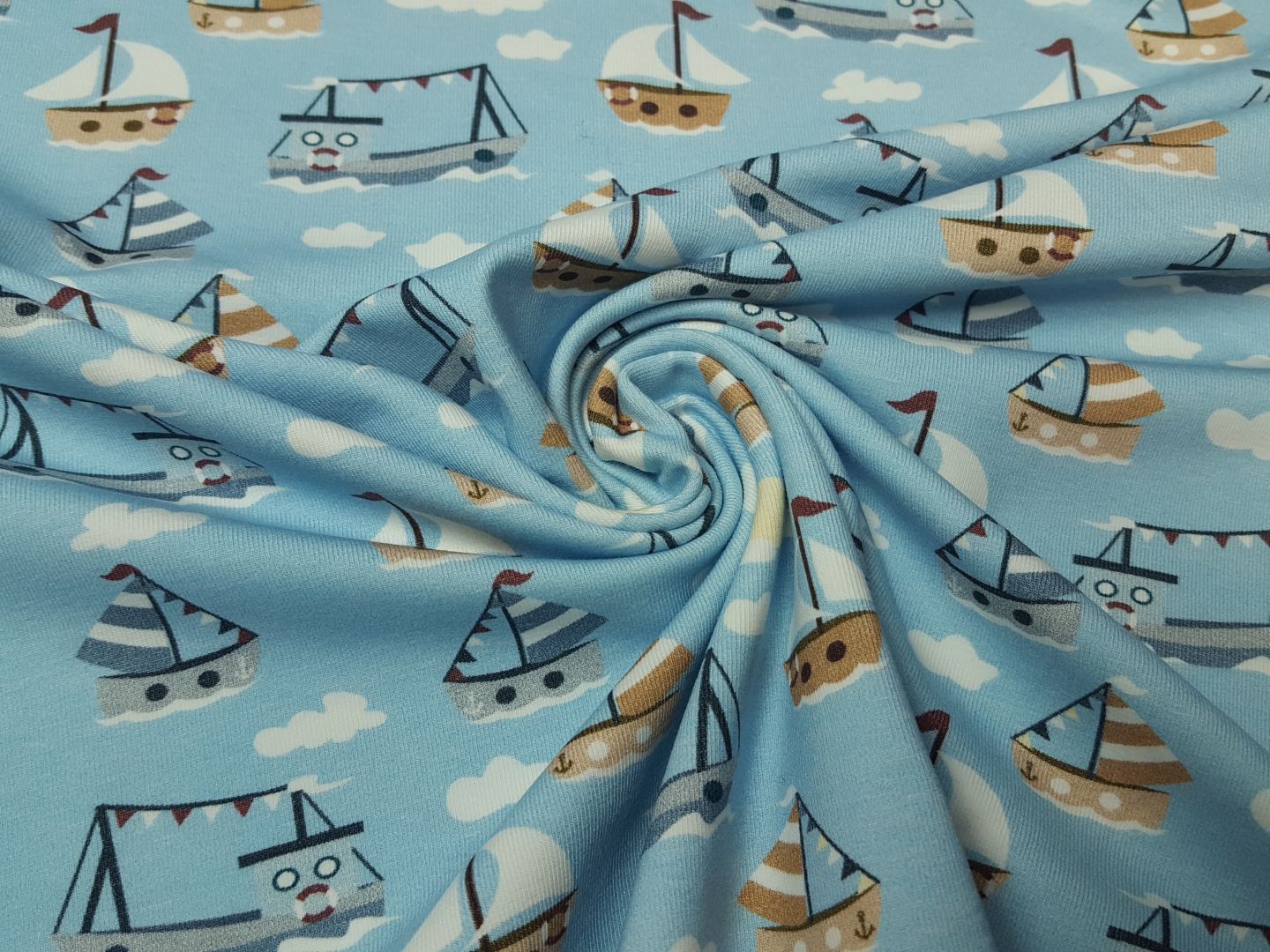 Sunny Days hellblau/offwhite/braun