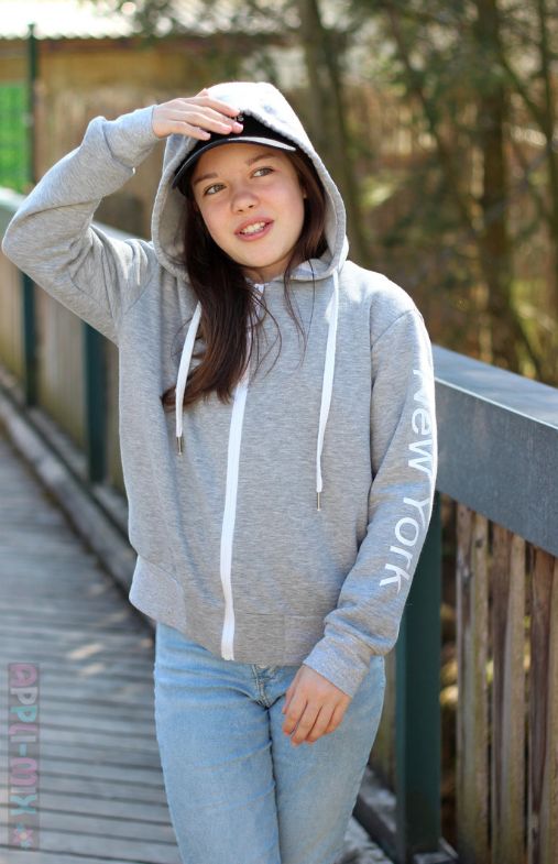 Sweatjacke Mix&Match, Damen, Ki-ba-doo Papierschnittmuster