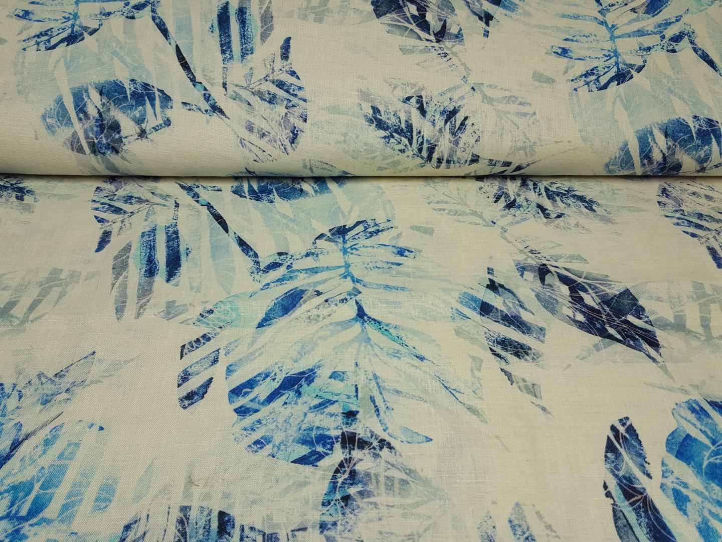 Tanja creme/royalblau/eisblau