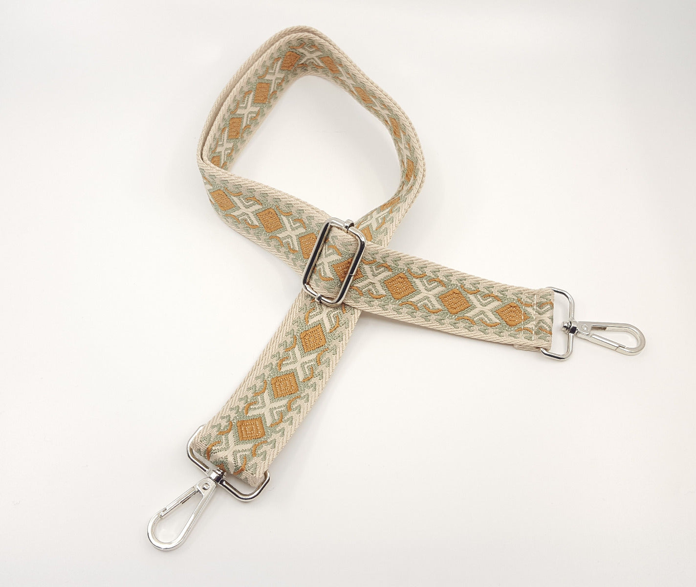 Taschengurt Orient beige/dustymint/zimt