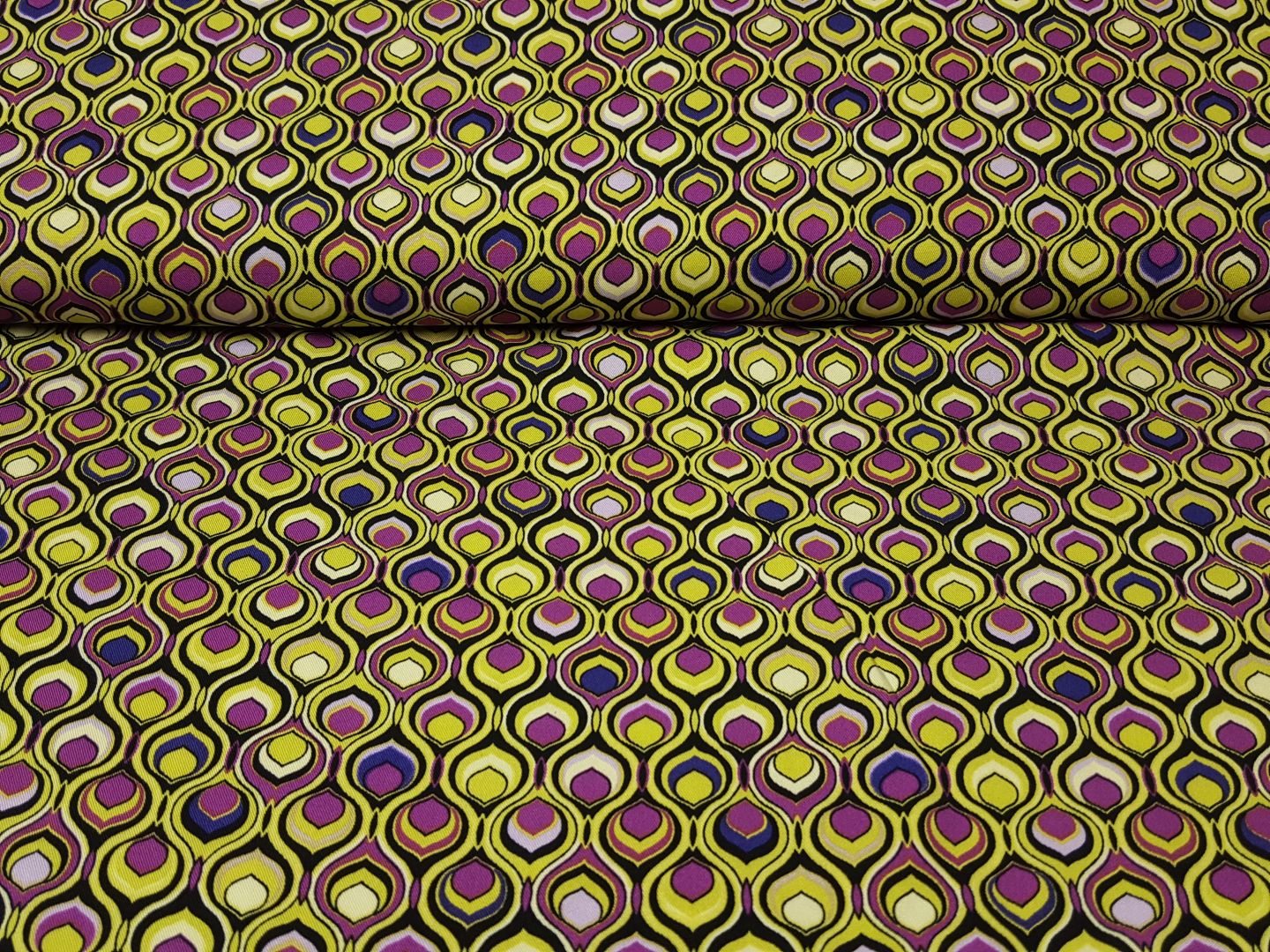 Tear Drops schwarz/violett/lime