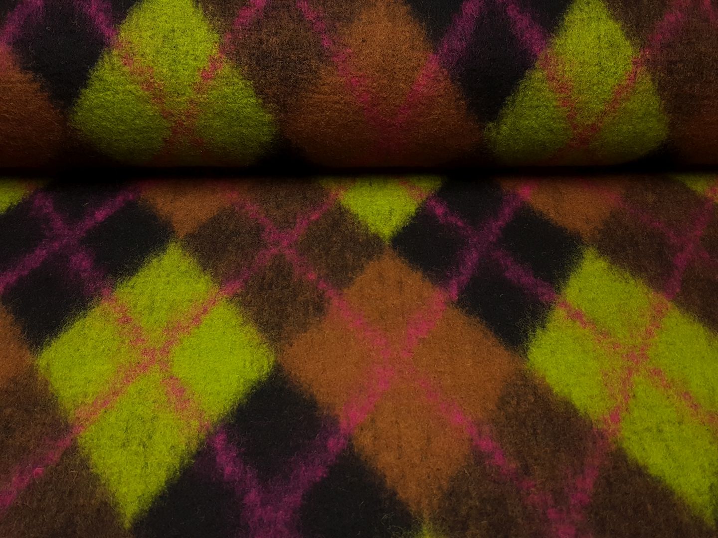 Theo khaki/fuchsbraun/pink