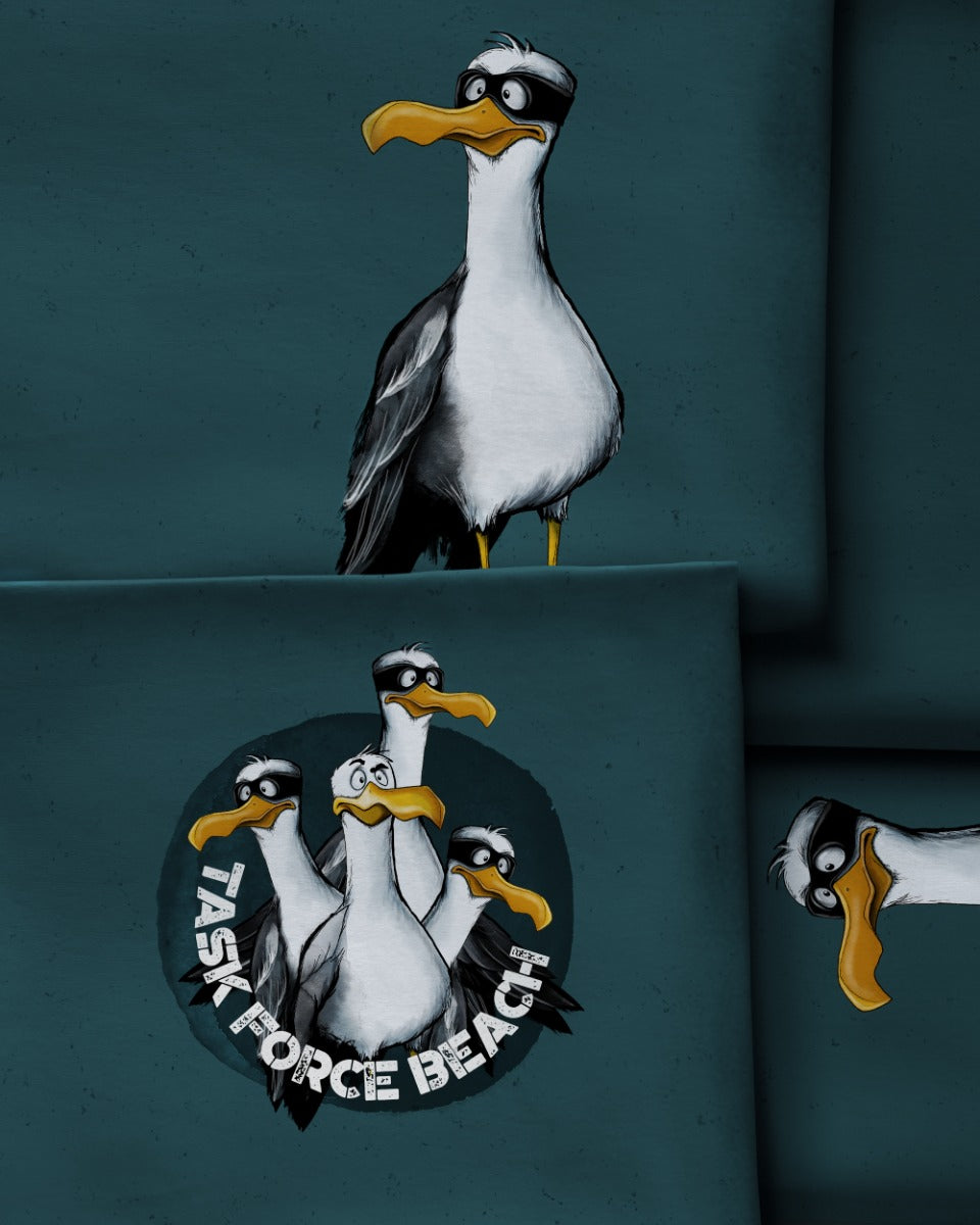 Seagull Ole by Thorsten Berger petrol/schwarz/gelb