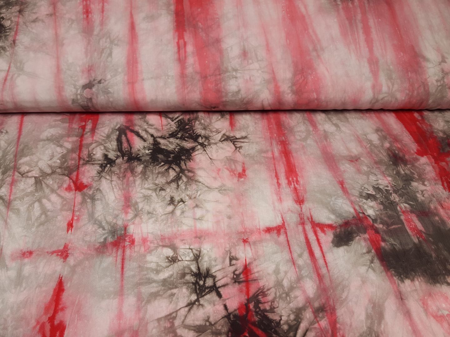 Tie Dye altrosa/schlamm/rot