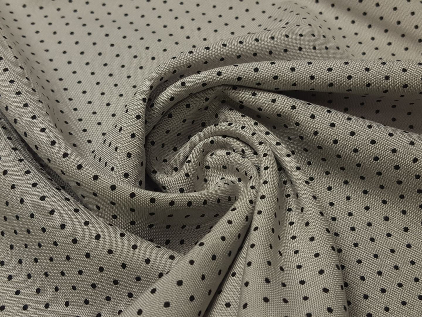 Tiny Dots hellgrau/schwarz