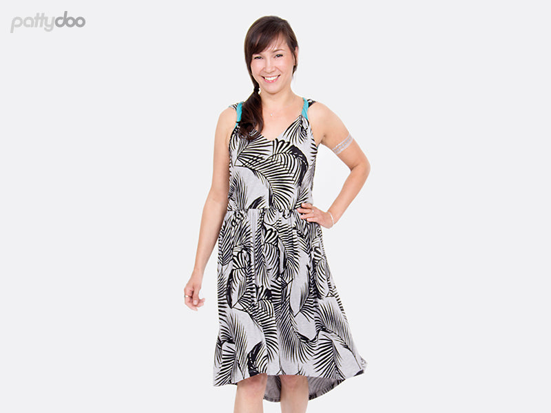 Trägerkleid Coco Damen Papierschnittmuster