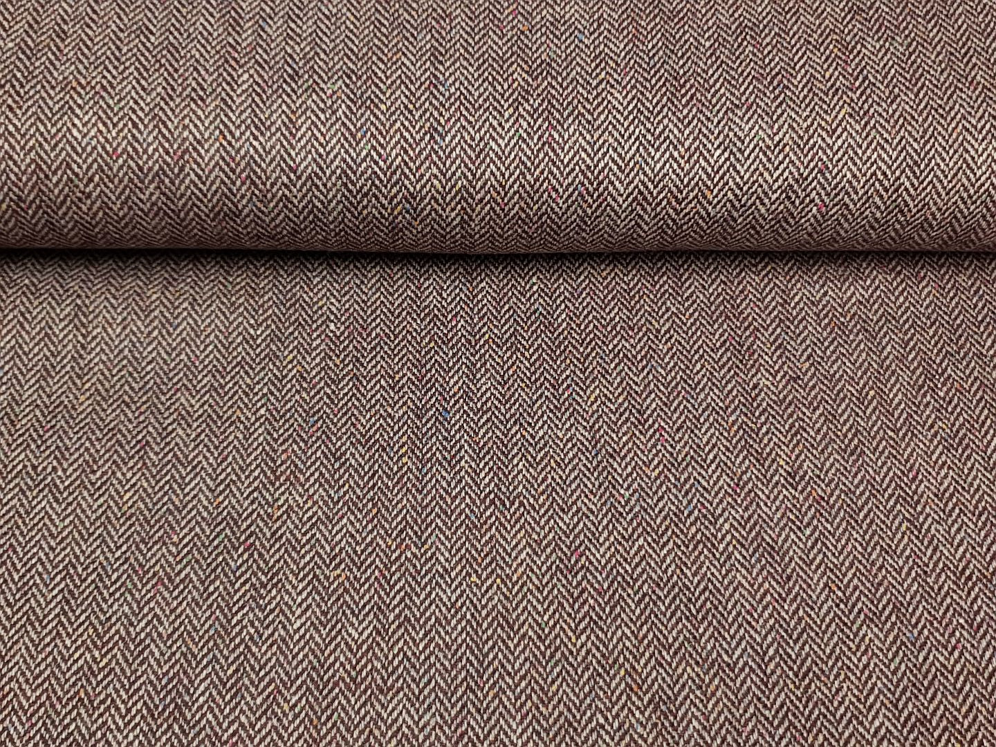 Tweed Sky bordeaux/offwhite