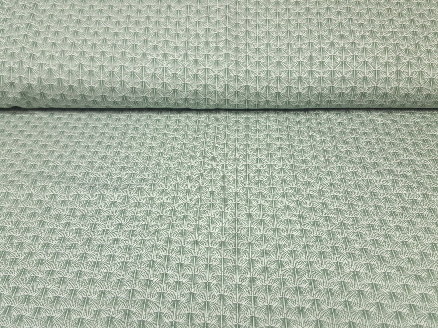 Umbrella dusty green/offwhite