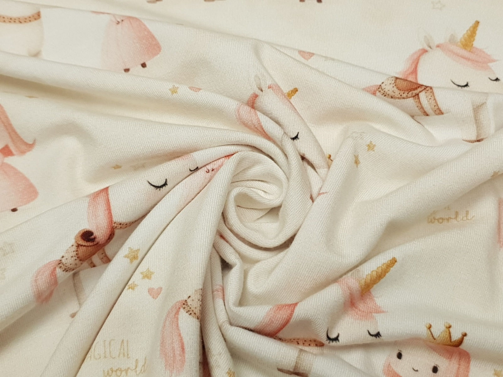 Bamboo Unicorn offwhite/rosa