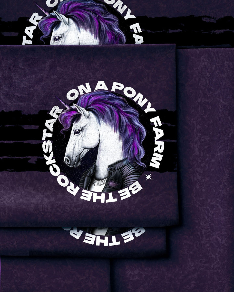 Panel Unicornique by Thorsten Berger dunkelviolett