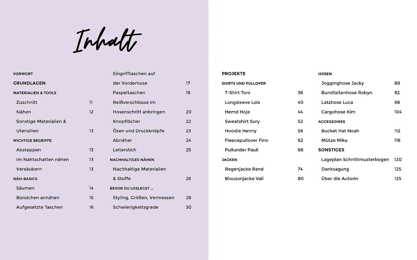Unisex Kleidung nähen