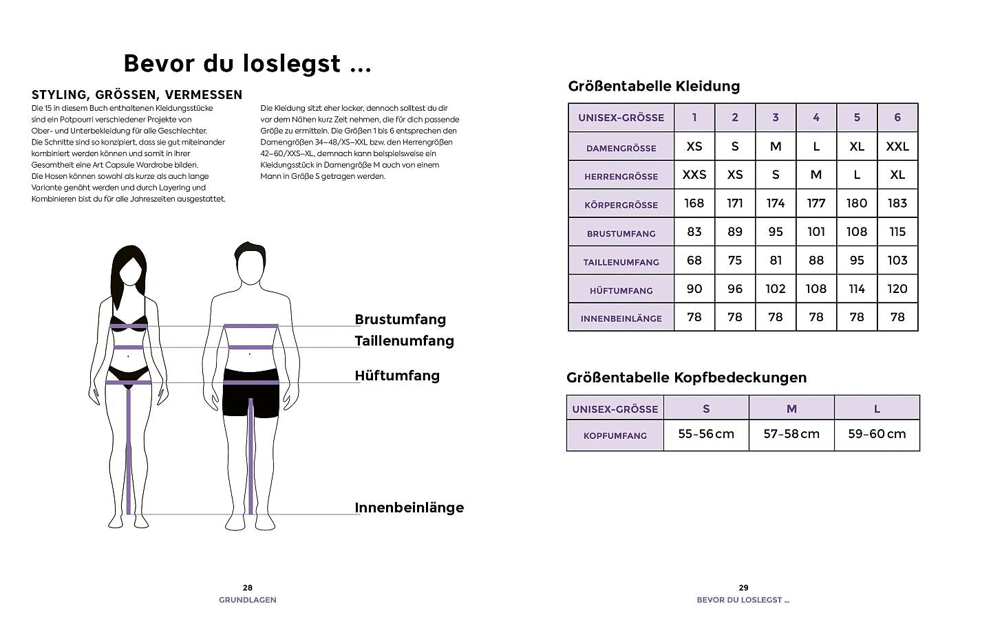 Unisex Kleidung nähen