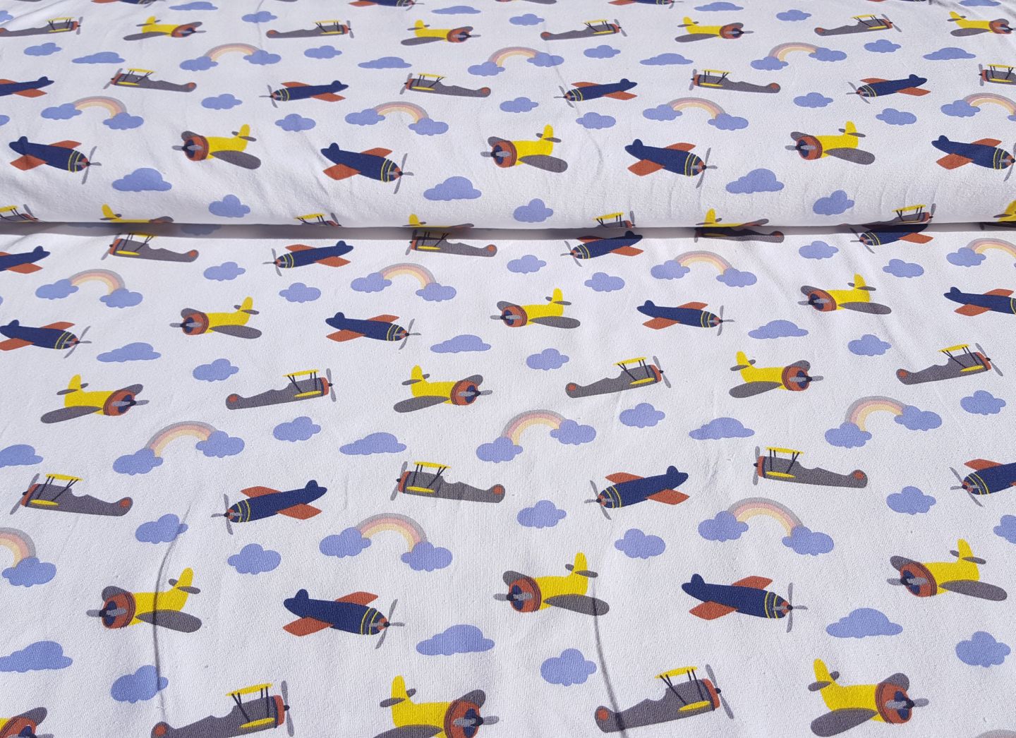 Up In The Sky! offwhite/dunkelblau/gelb