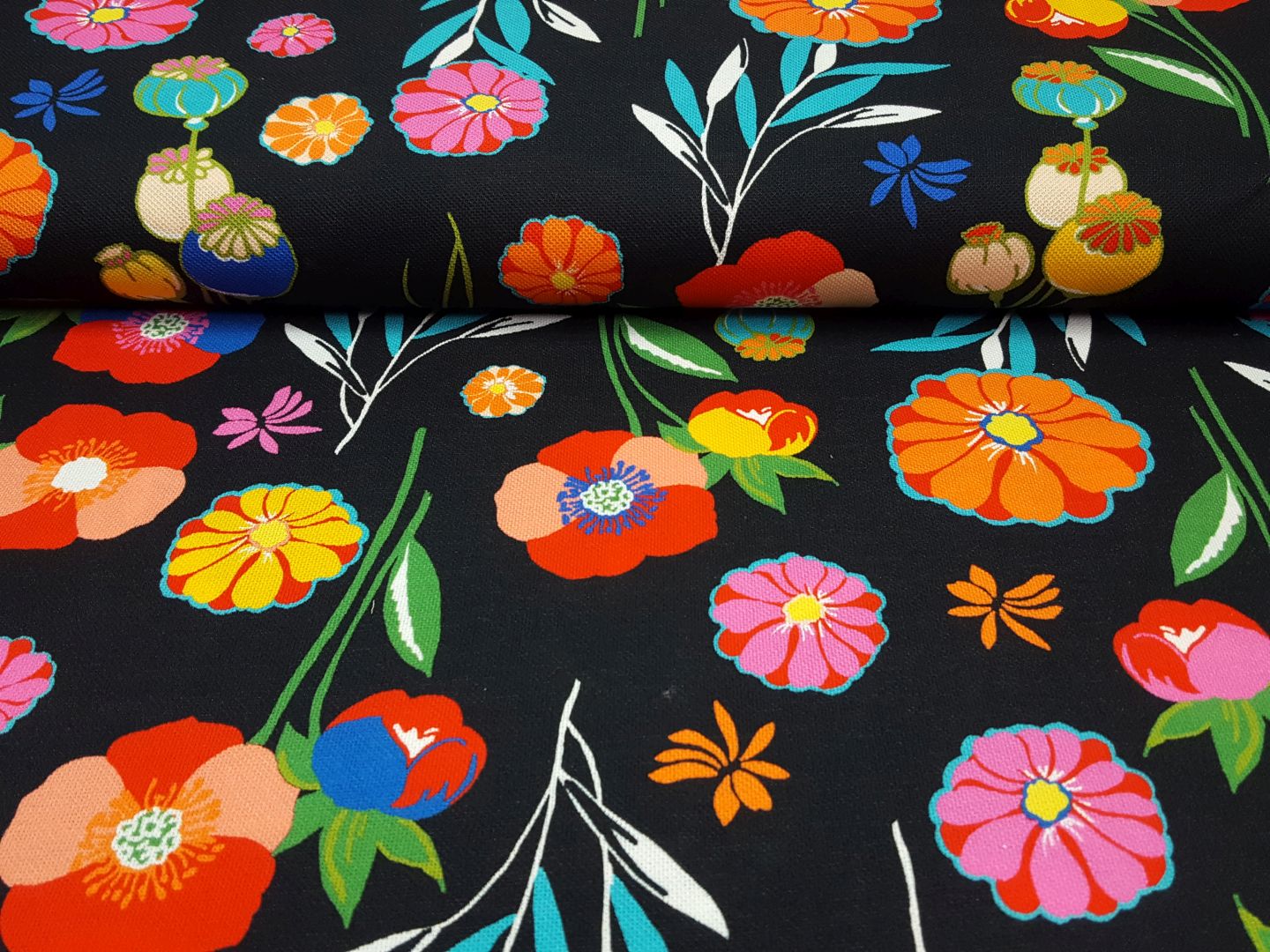 Einzelstück Ursula schwarz/bunt