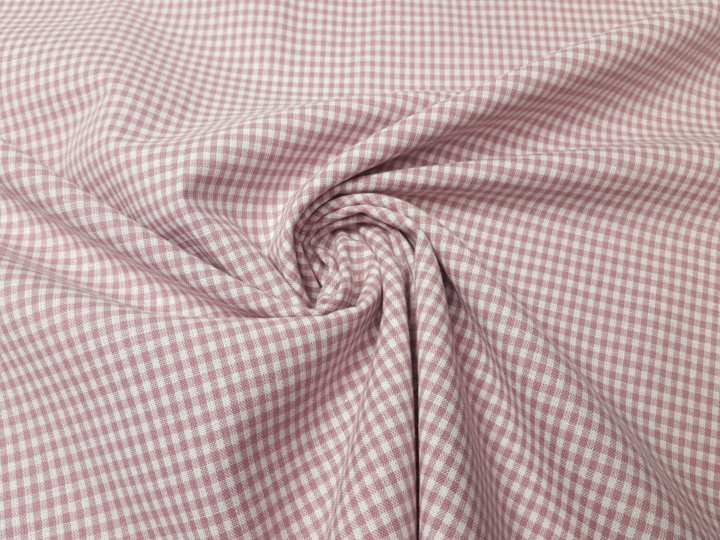 Vichy-Karo 2mm altrosa/offwhite