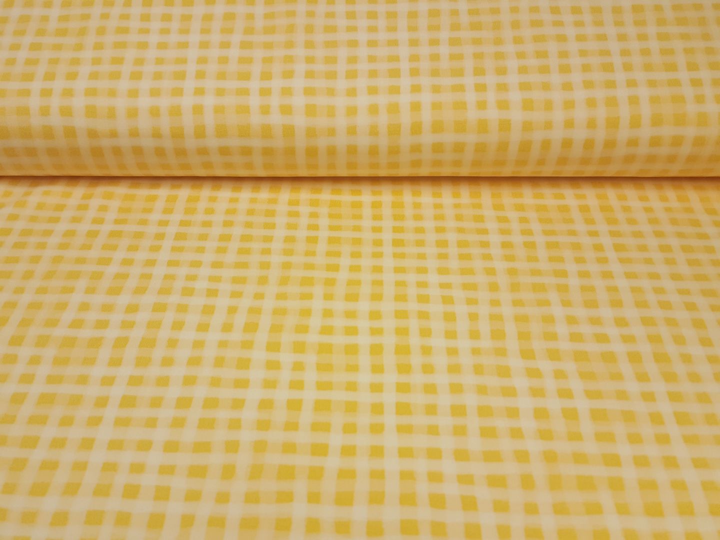 Watercolor Vichy gelb/pastellgelb/offwhite