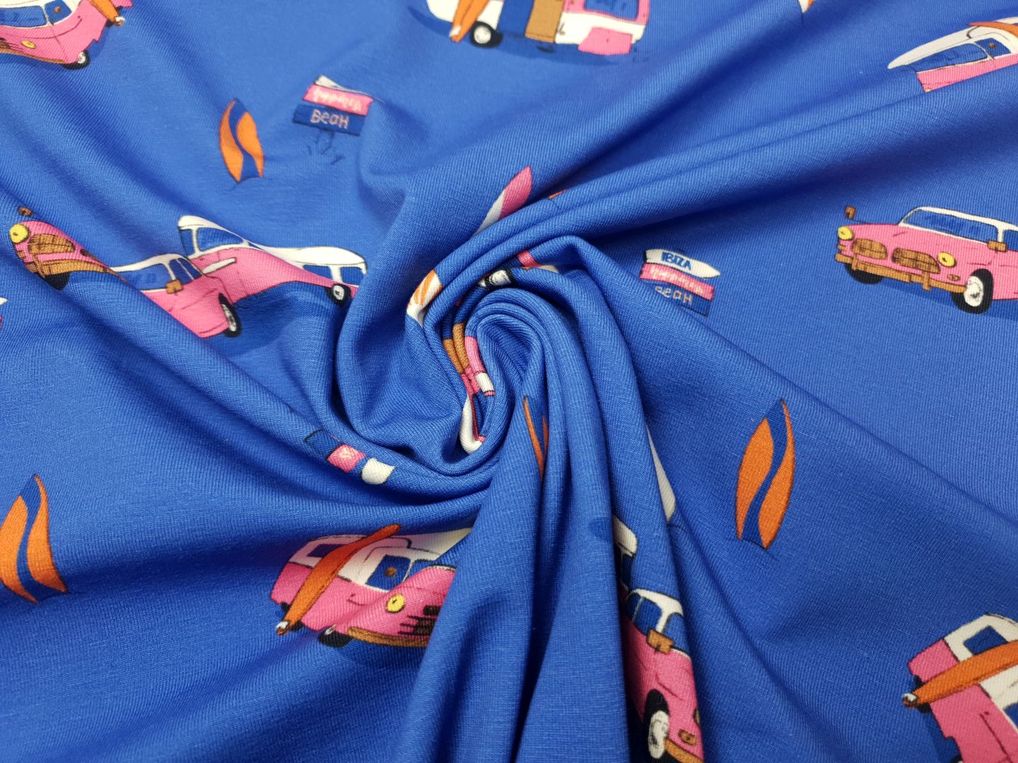 Vintage Camp royalblau/pink/offwhite