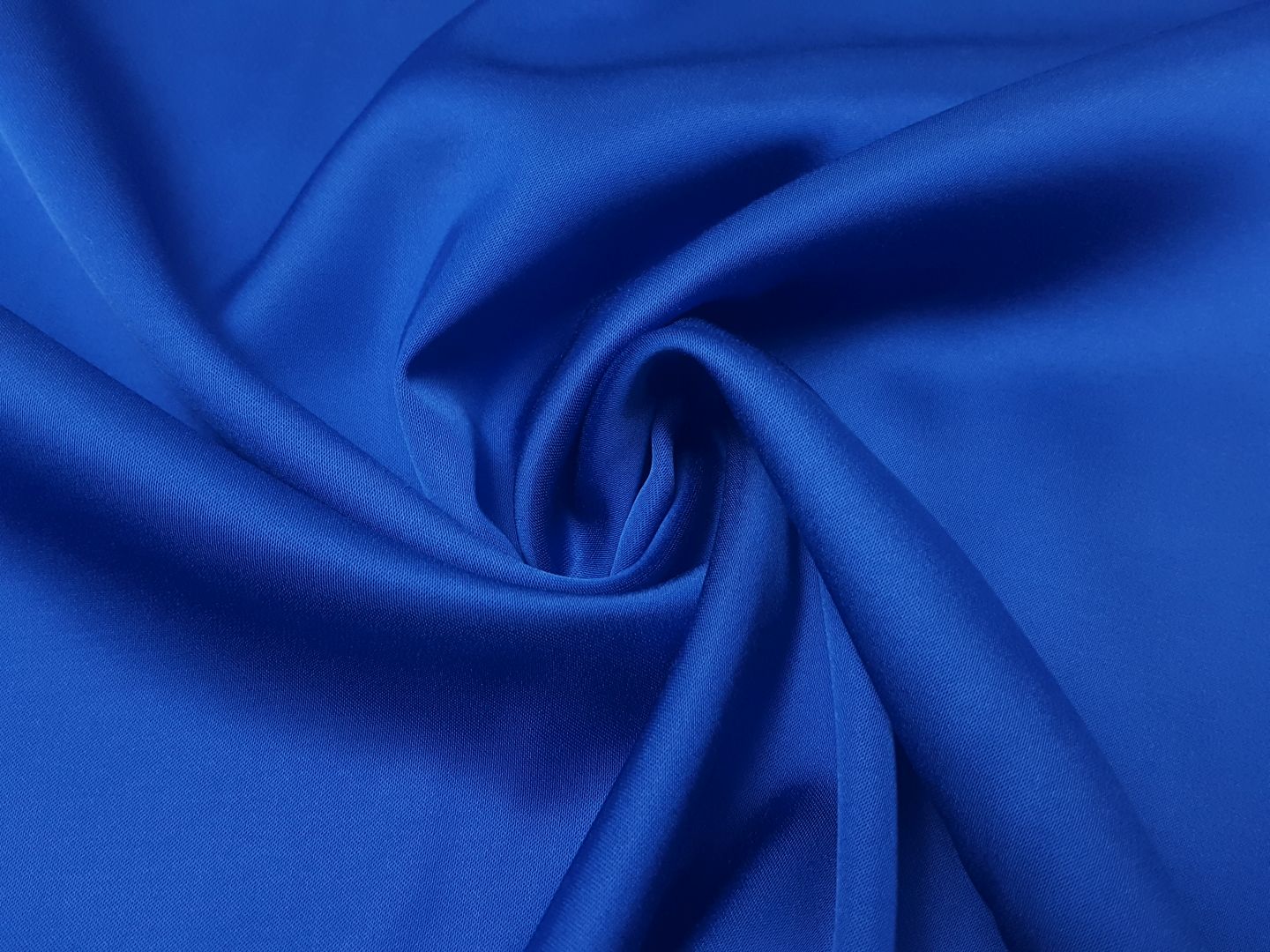 Viskosesatin royalblau