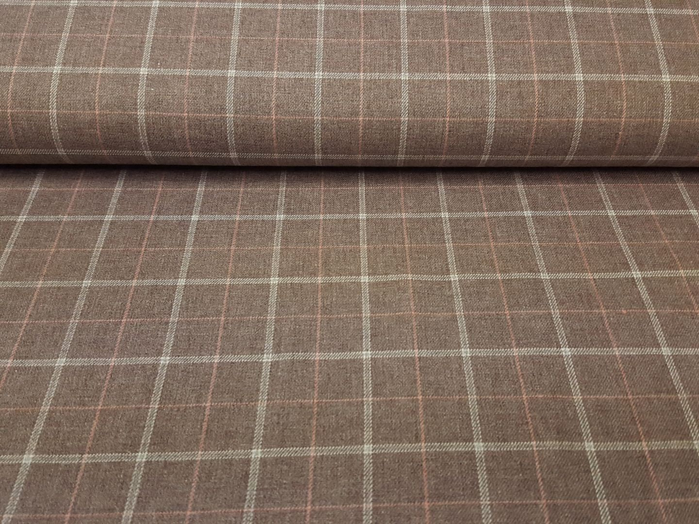 Viya Check Flanell taube-rosa-weiss
