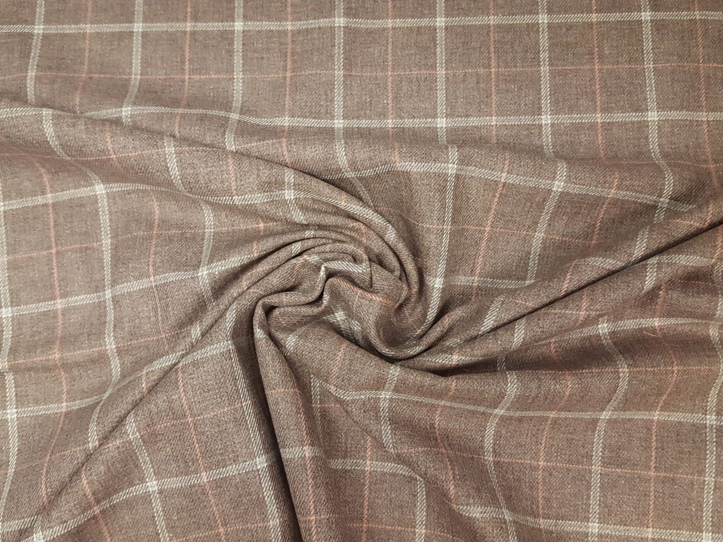 Viya Check Flanell taube-rosa-weiss