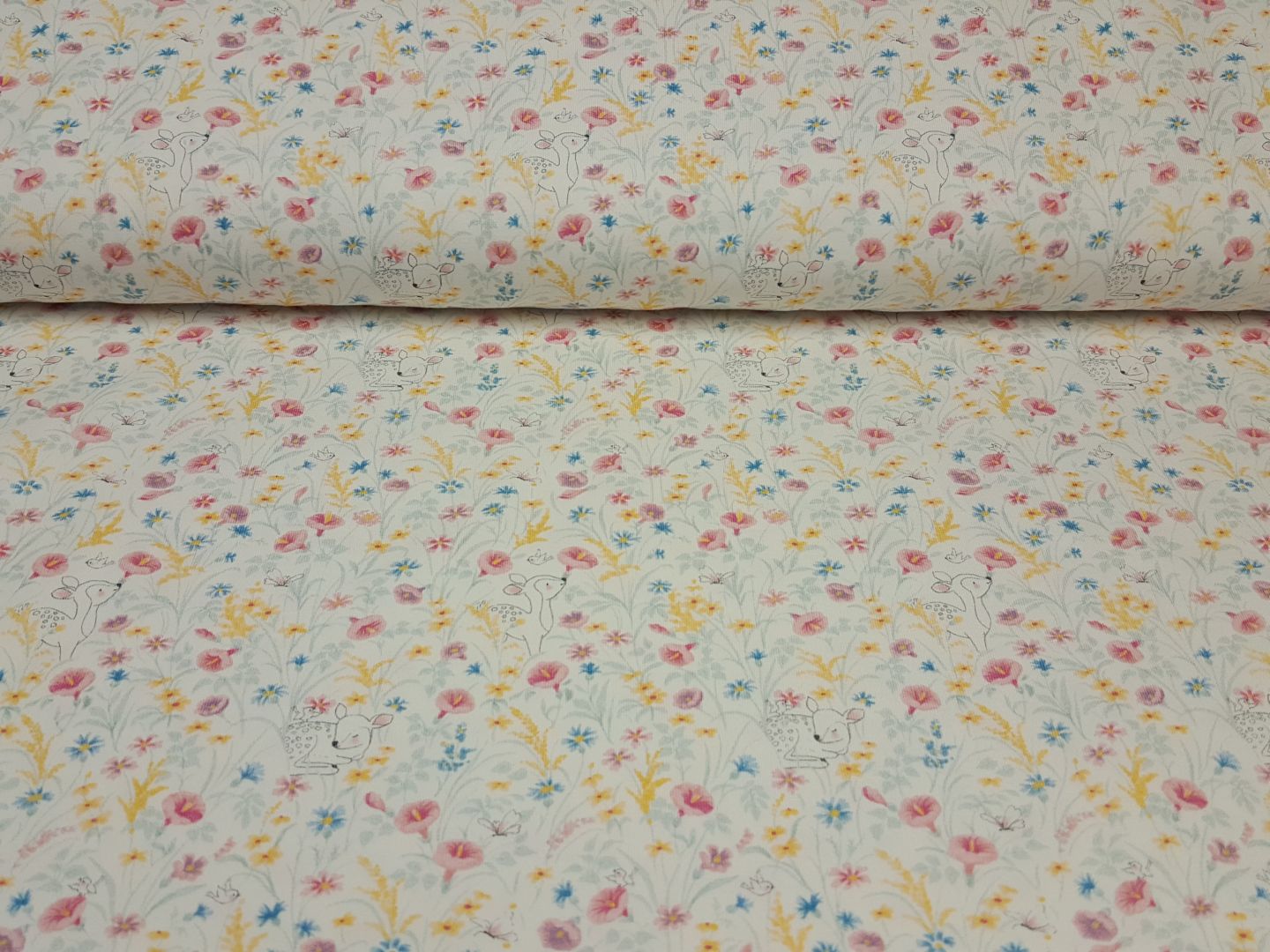 Watercolor Liberty offwhite/bunt