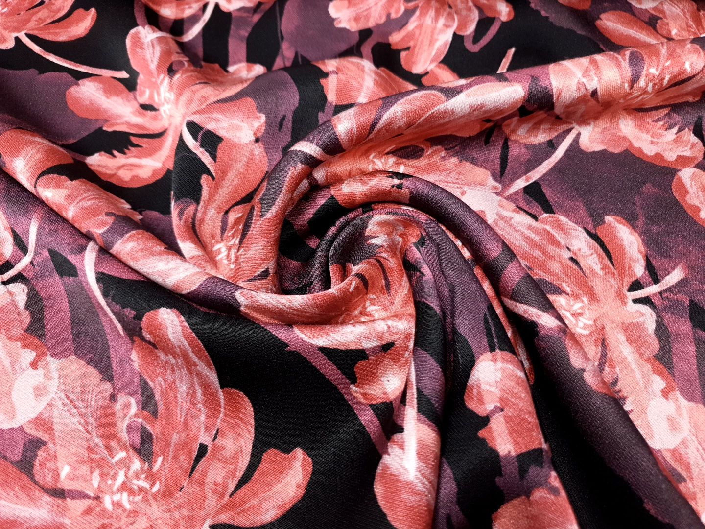 Waterflowers schwarz/beere/zimt