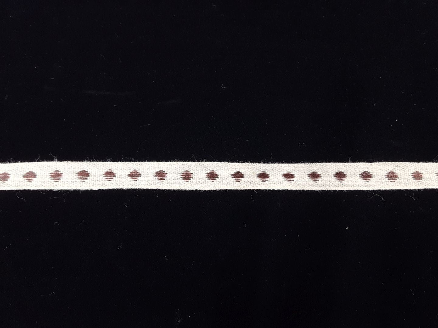 Webband Dot beige/braun