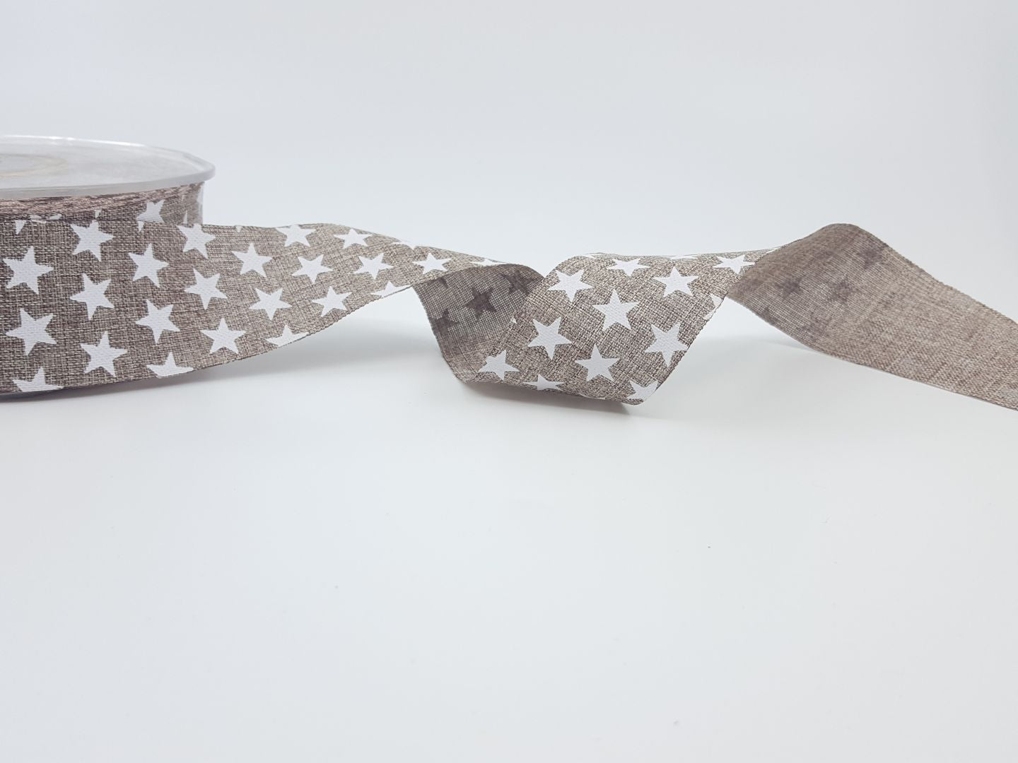 Webband Henri taupe/weiss