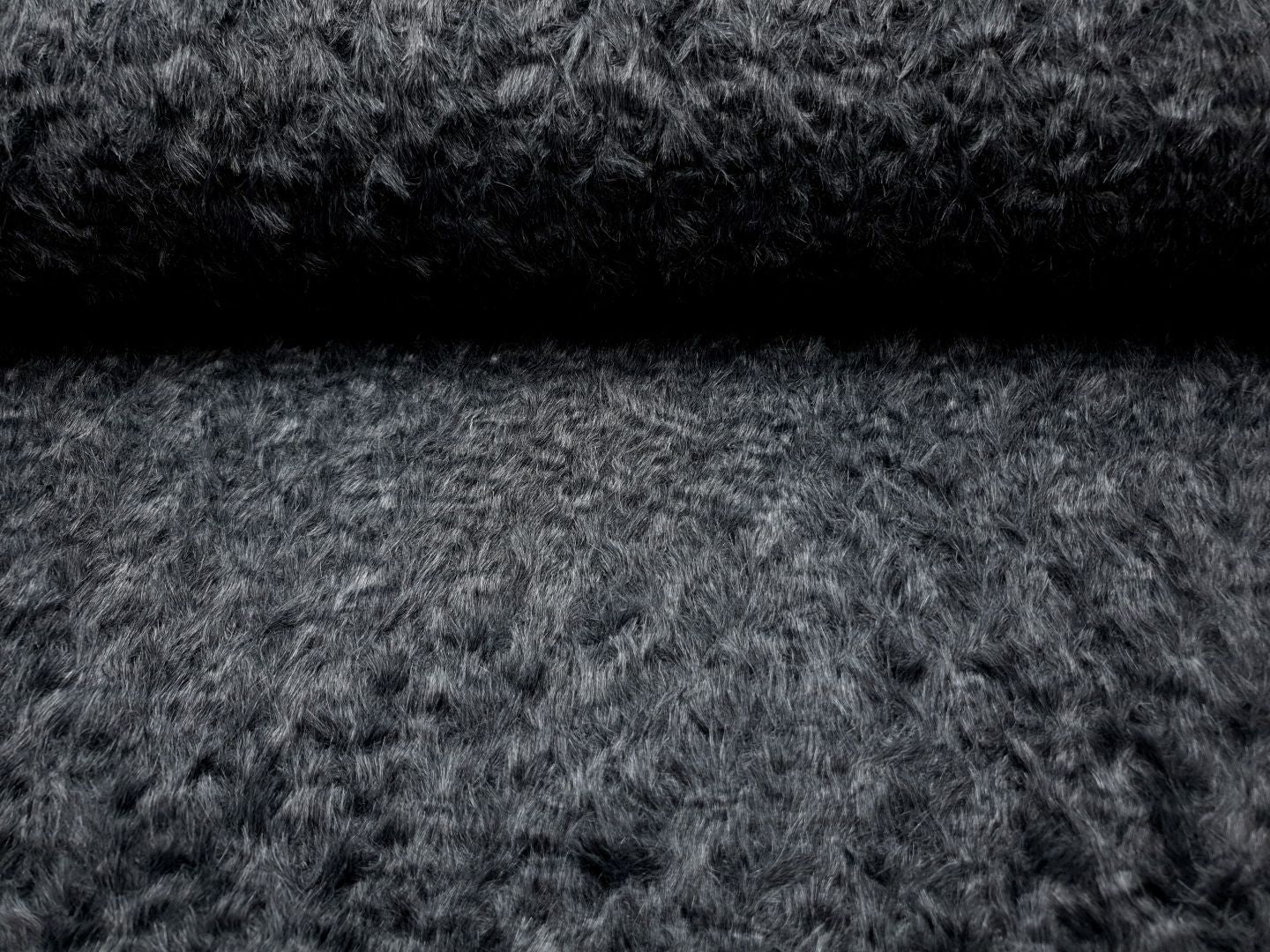 Webpelz Curly dunkelgrau