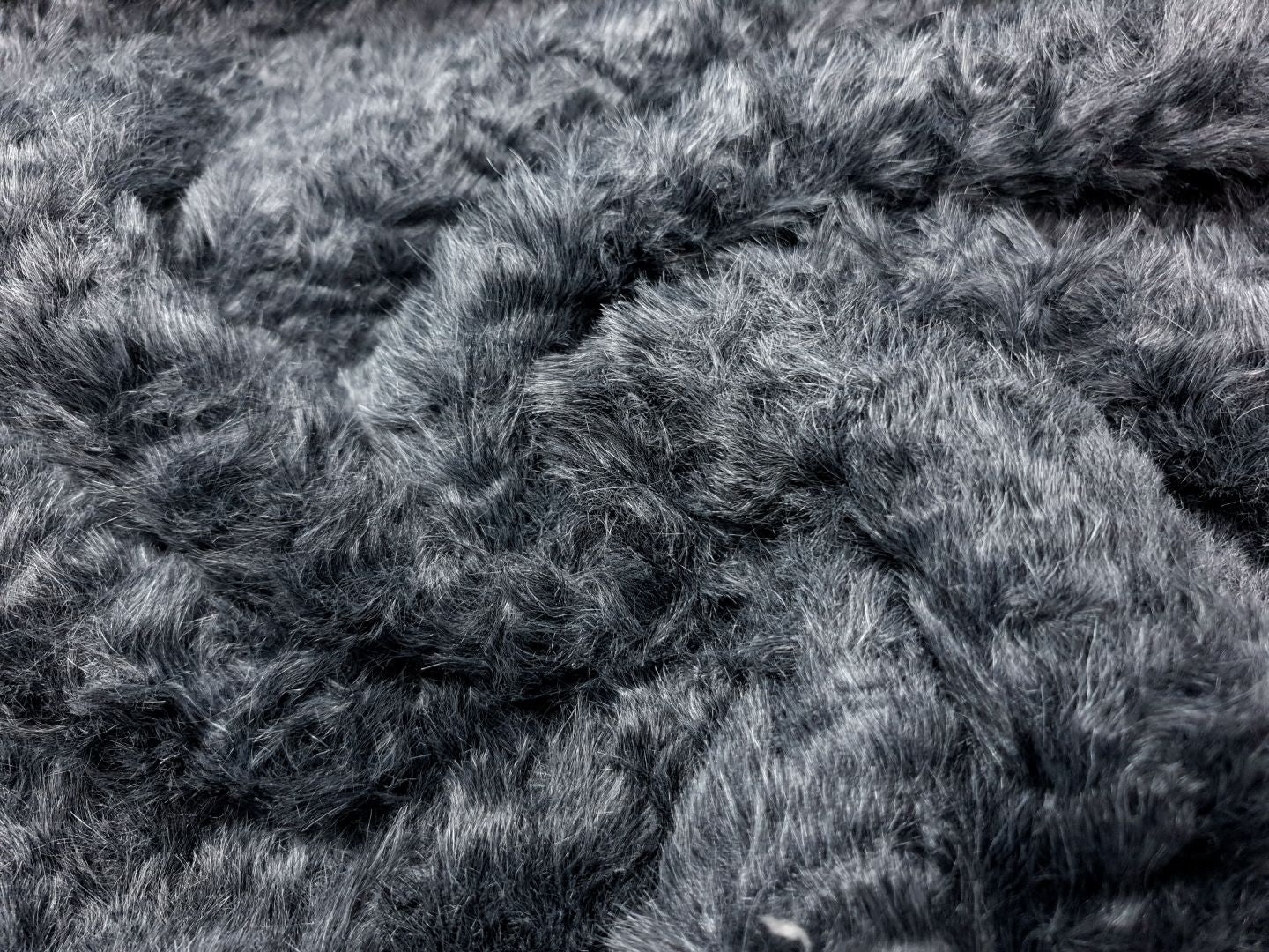 Webpelz Curly dunkelgrau