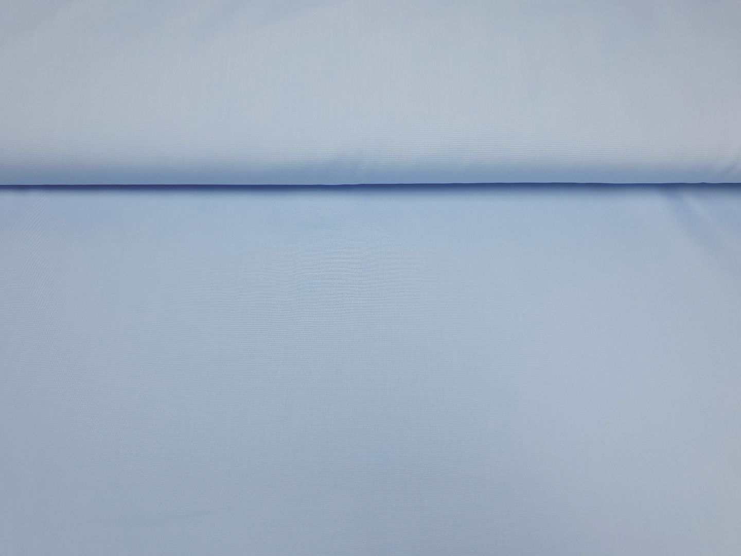 Einzelstück Popeline Uni babyblau