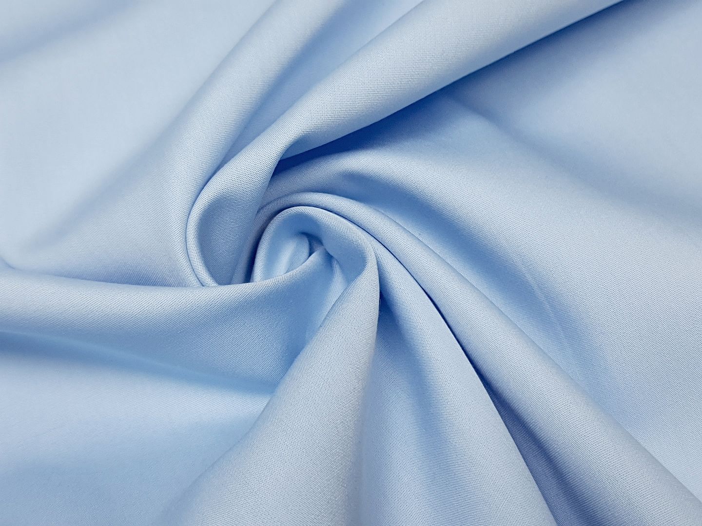 Einzelstück Popeline Uni babyblau