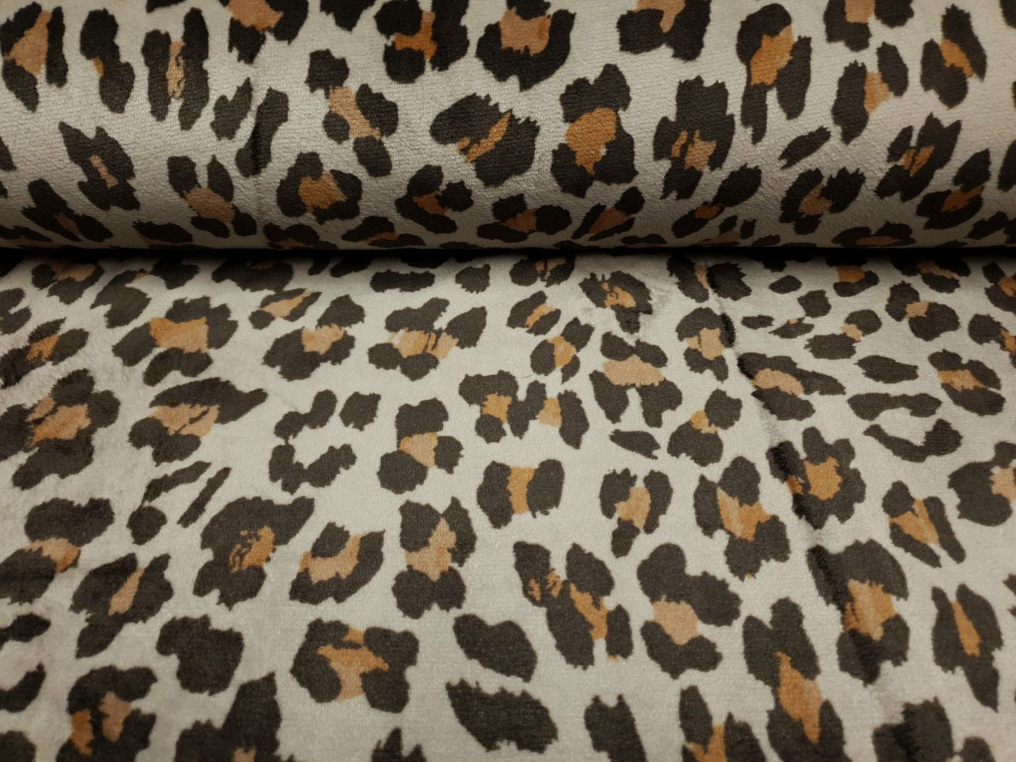 Einzelstück Wellnessfleece Tiger sand/braun