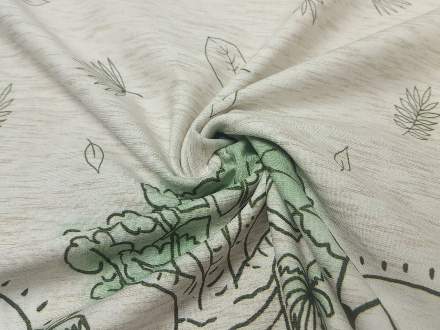Wild Friends Bordüre beige melange/khaki