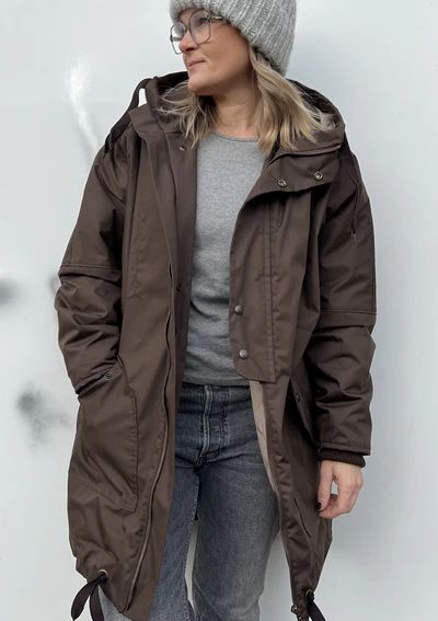 Willa O-Shape Parka Damen, Ki-ba-doo Papierschnittmuster