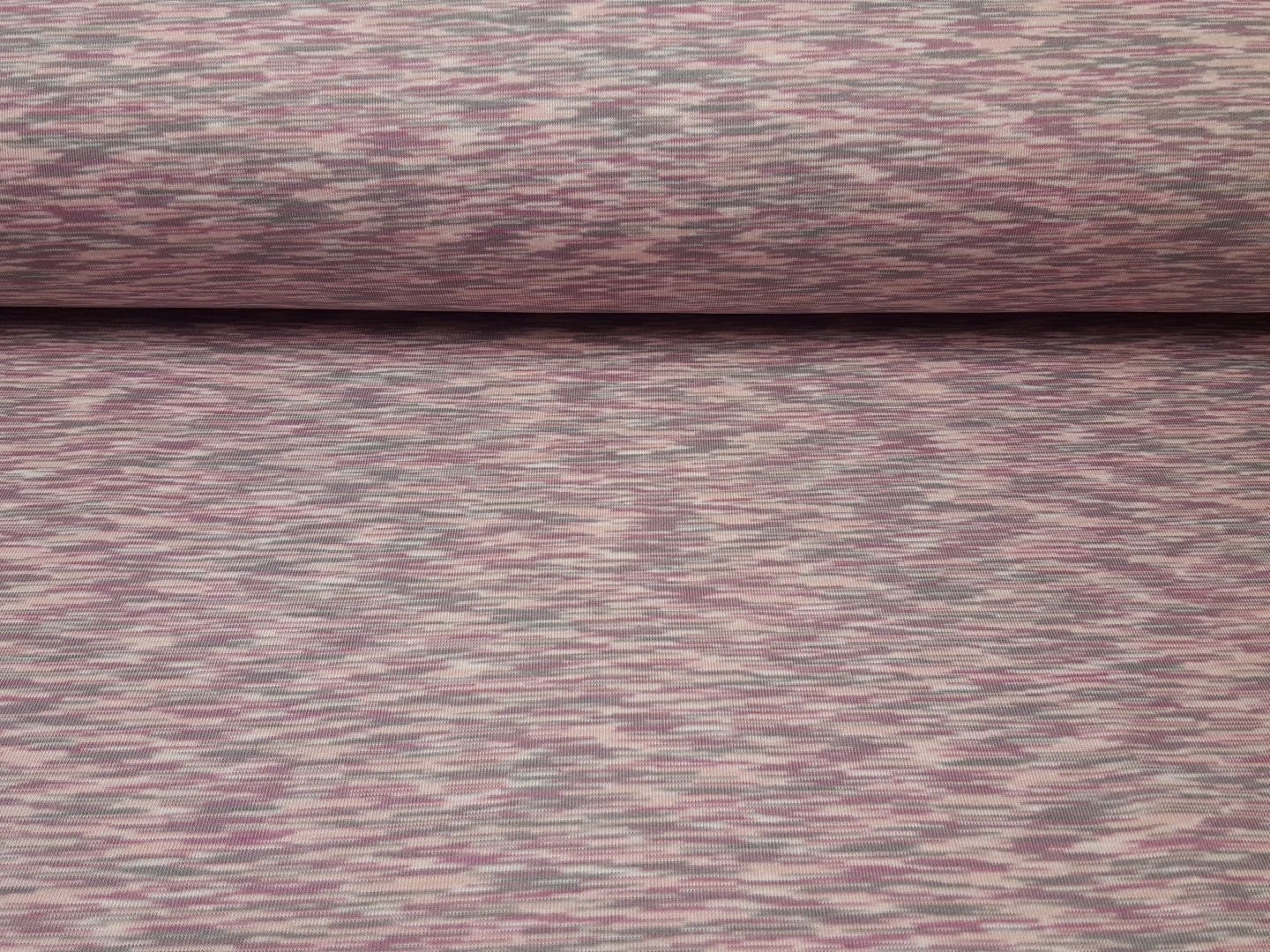 Wintersweat Bamboo altrosa/grau melange