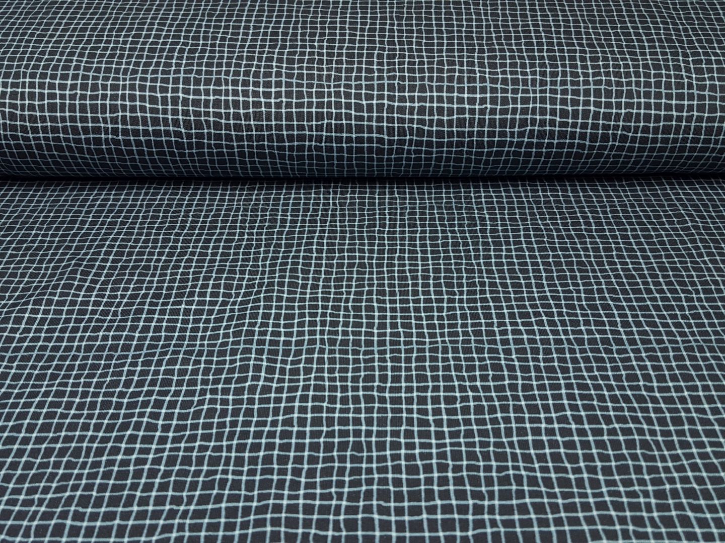 Einzelstück Wood Plaid anthrazit/hellblau