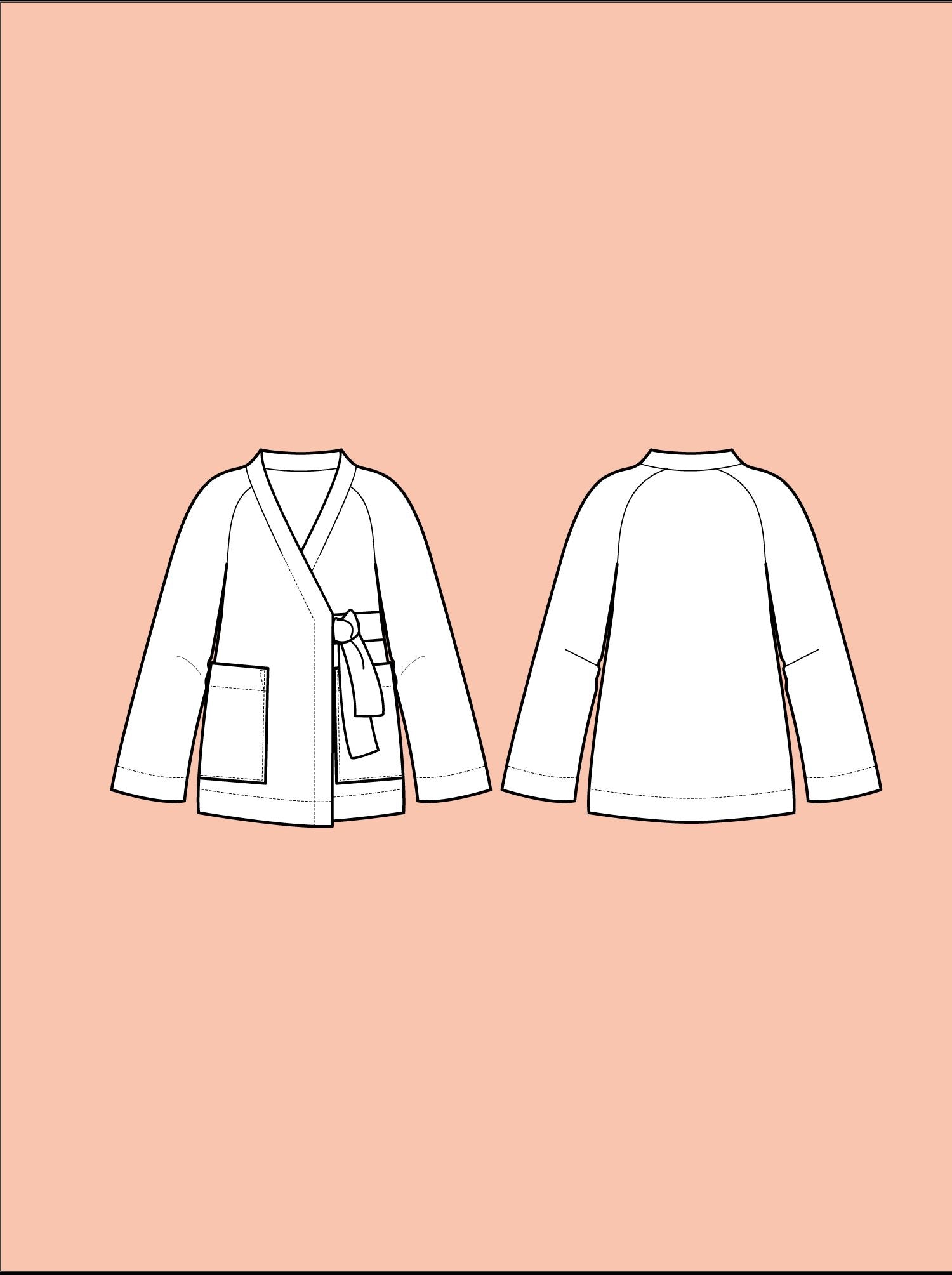 Wrap Jacket Papierschnittmuster von The Assembly Line