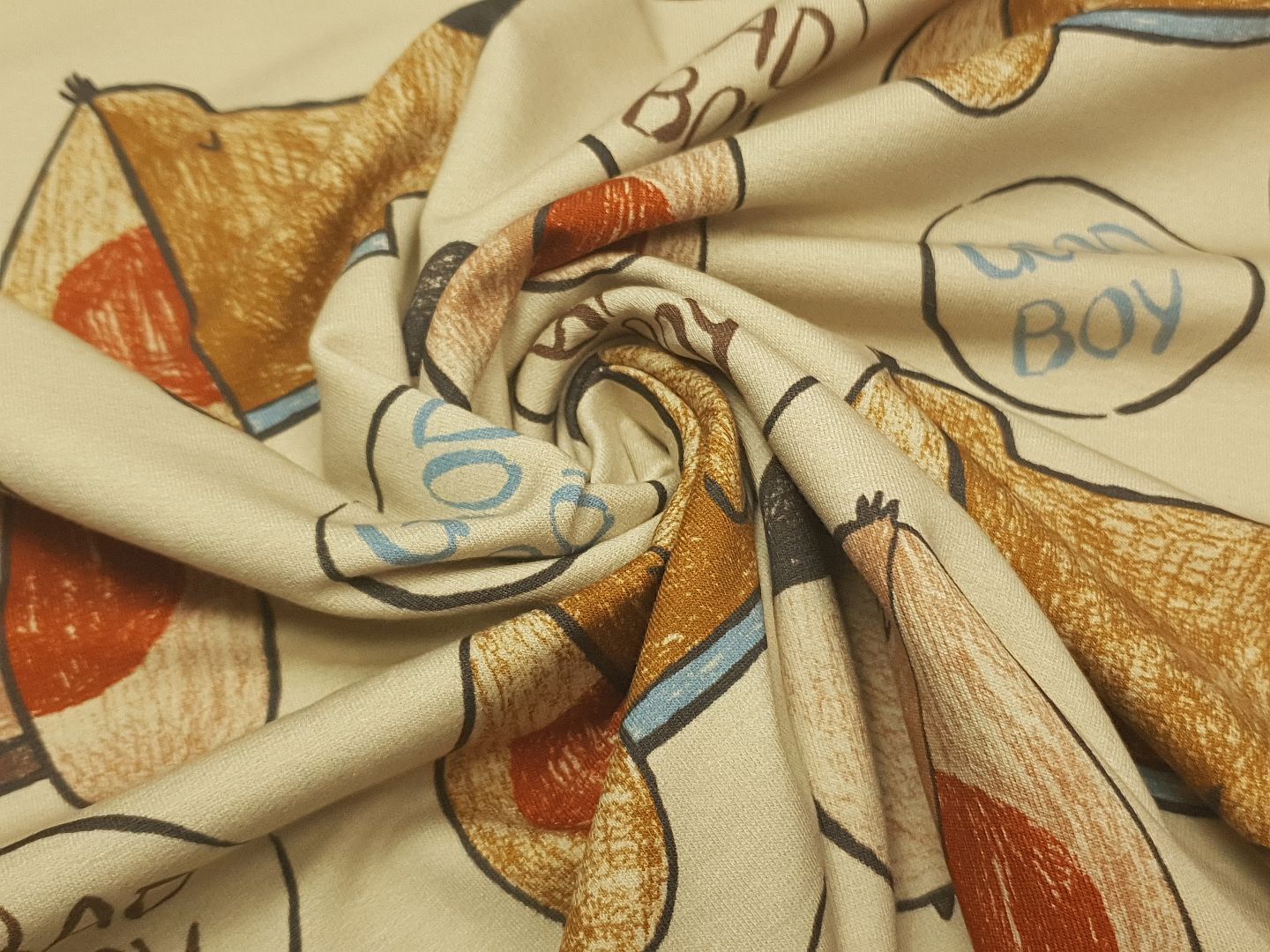 Wuff-Wuff beige/braun/hellblau